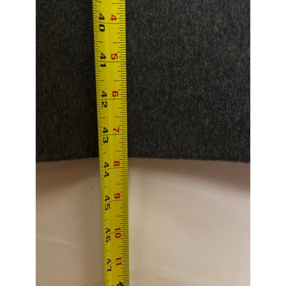 Adam Spencer Men’s 40R Gray Wool Cashmere Blend Long Sleeve Classic Overcoat - Picture 7 of 8